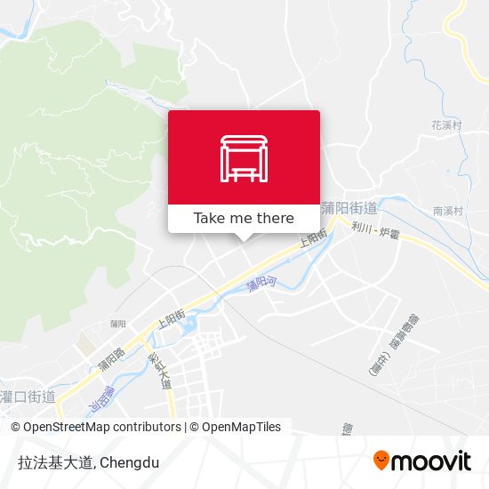 拉法基大道 map