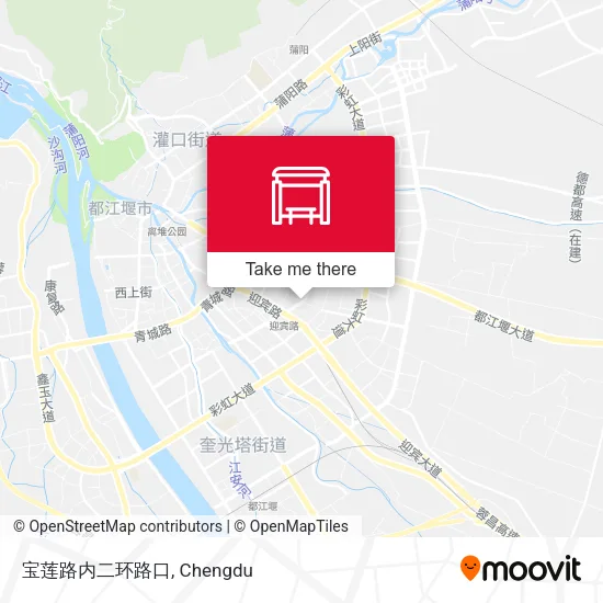 宝莲路内二环路口 map