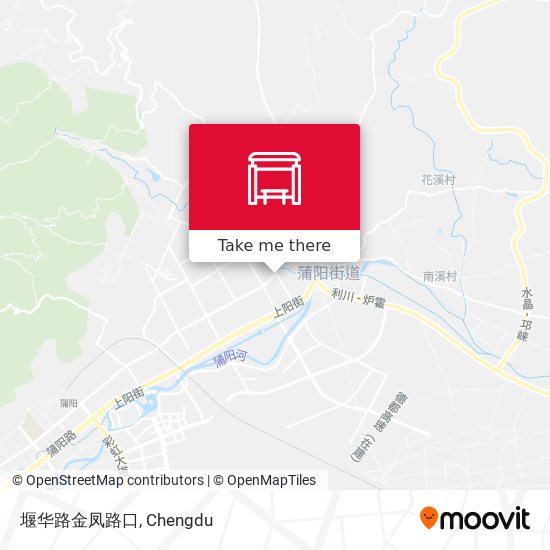堰华路金凤路口 map