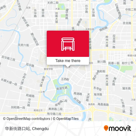 华新街路口站 map