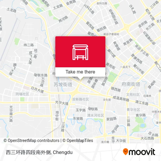西三环路四段南外侧 map