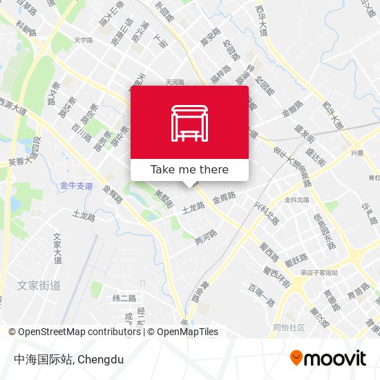 中海国际站 map