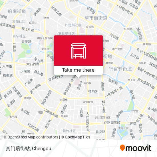 黉门后街站 map