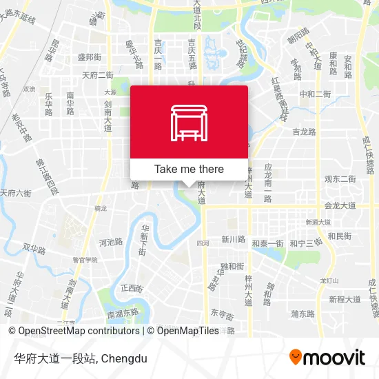 华府大道一段站 map