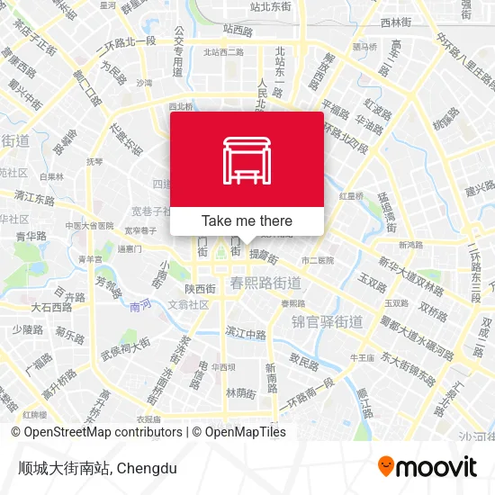 顺城大街南站 map