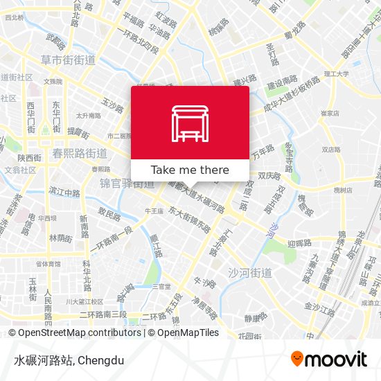 水碾河路站 map