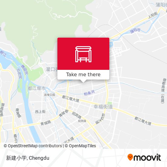 新建小学 map
