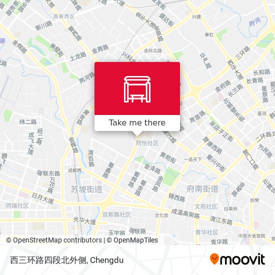 西三环路四段北外侧 map