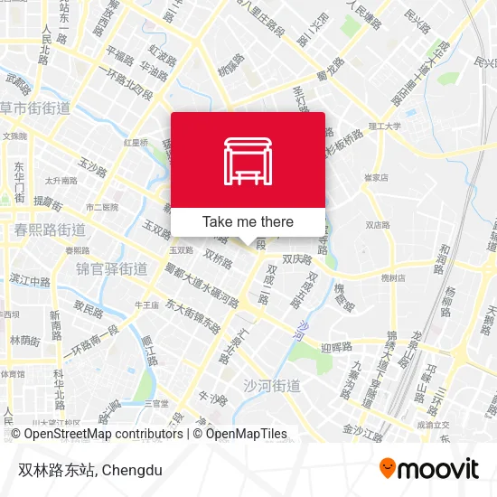 双林路东站 map