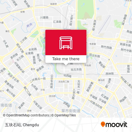 五块石站 map