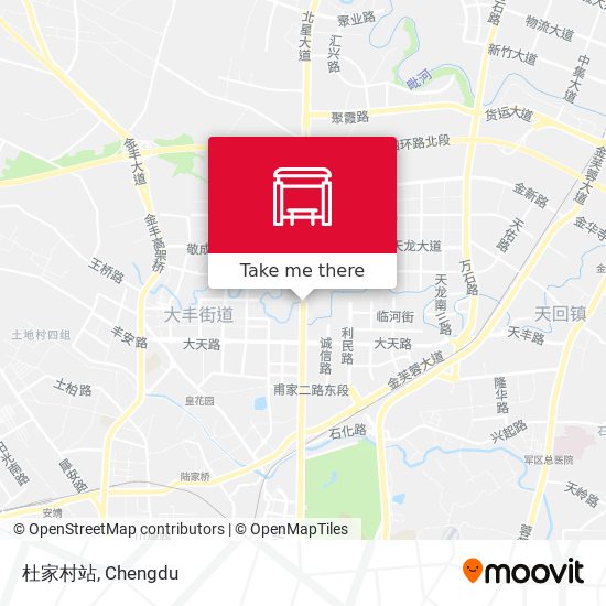 杜家村站 map