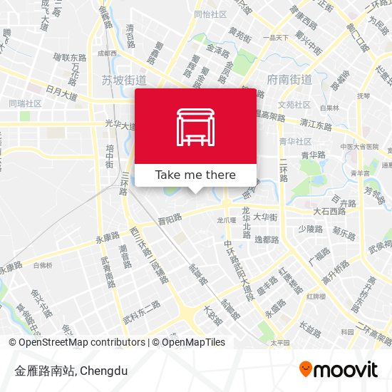 金雁路南站 map