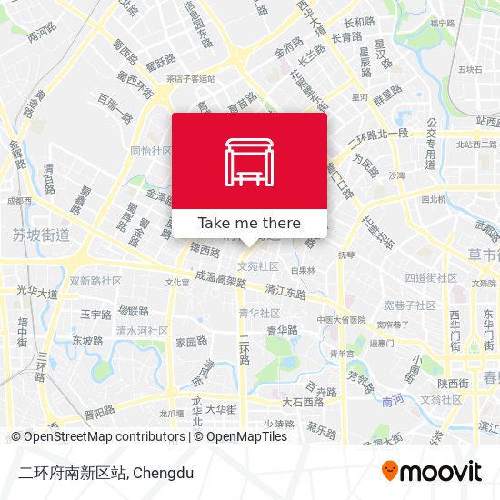 二环府南新区站 map