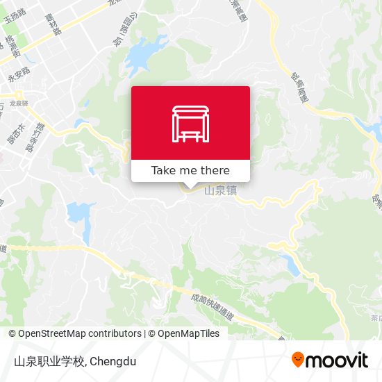山泉职业学校 map