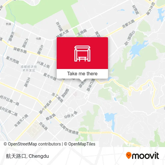 航天路口 map
