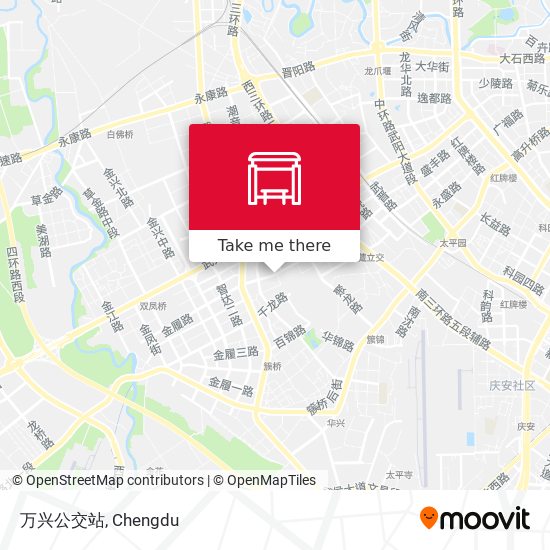 万兴公交站 map