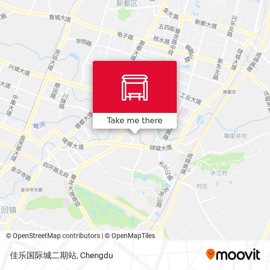 佳乐国际城二期站 map