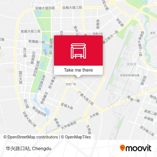 华兴路口站 map