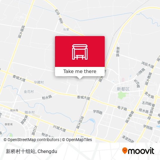 新桥村十组站 map