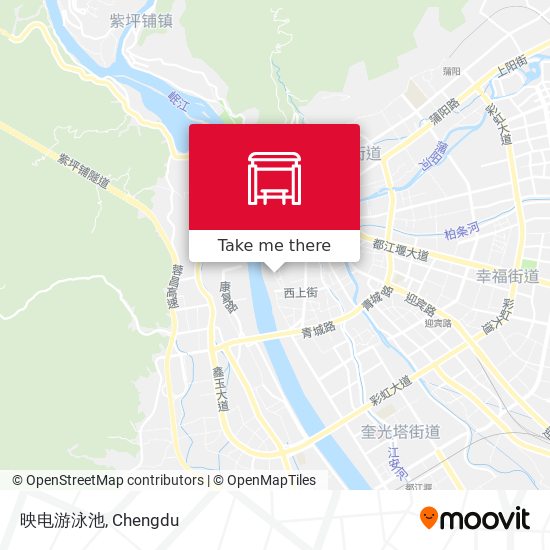 映电游泳池 map