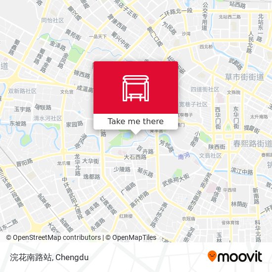 浣花南路站 map