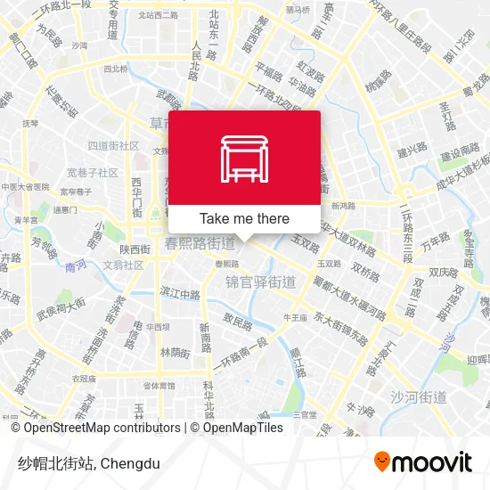 纱帽北街站 map
