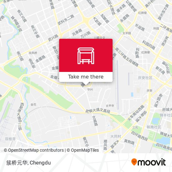 簇桥元华 map