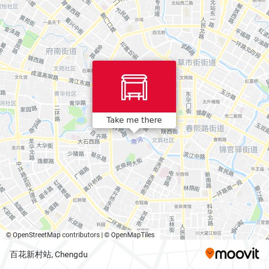 百花新村站 map