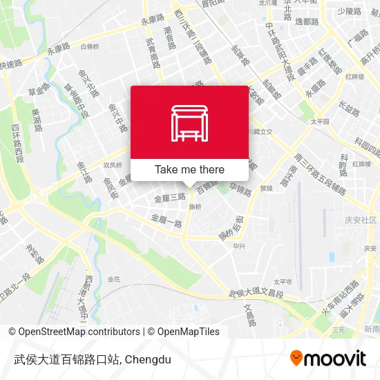 武侯大道百锦路口站 map