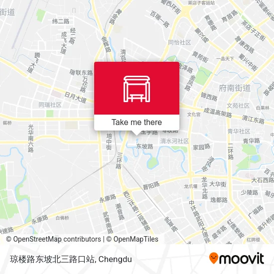 琼楼路东坡北三路口站 map