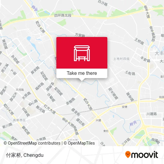 付家桥 map