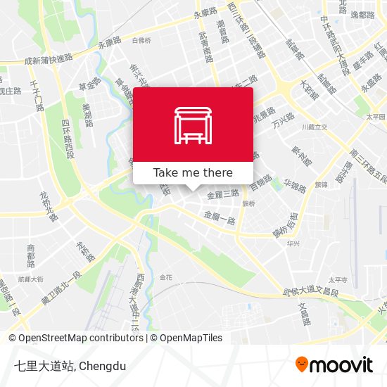 七里大道站 map
