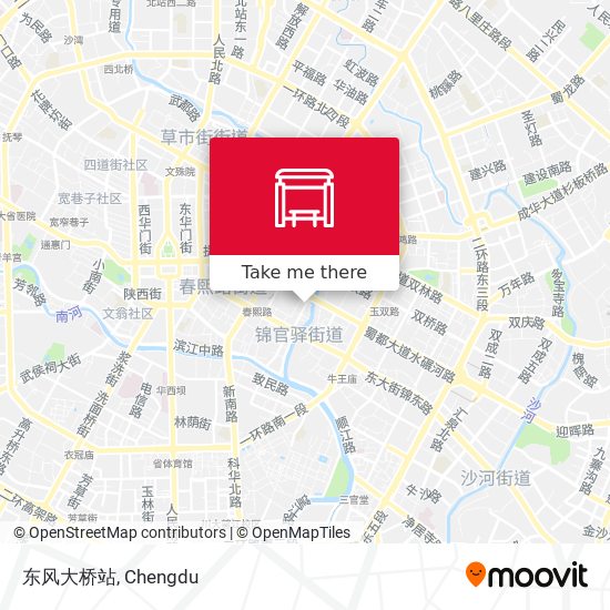东风大桥站 map