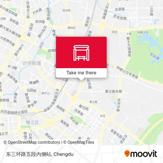 东三环路五段内侧站 map