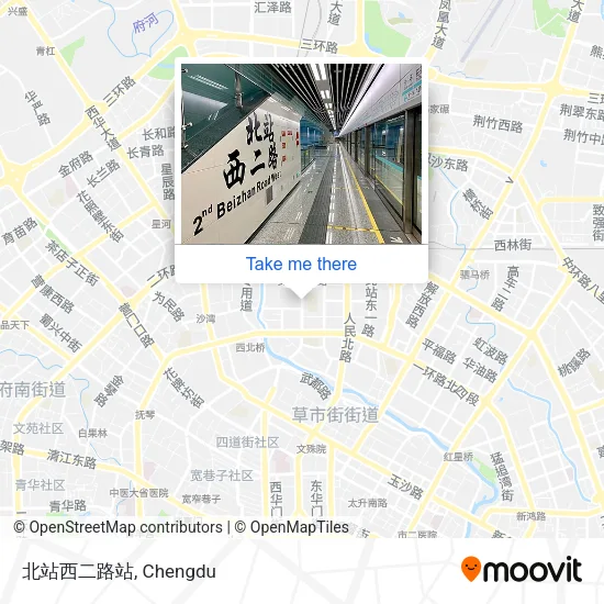 北站西二路站 map