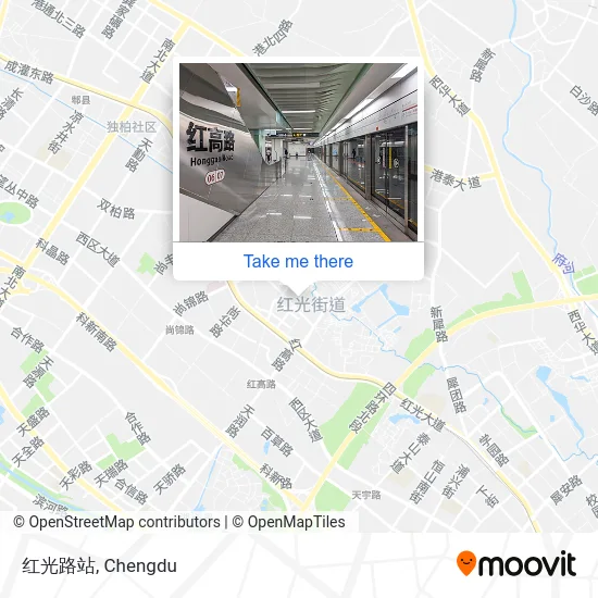 红光路站 map