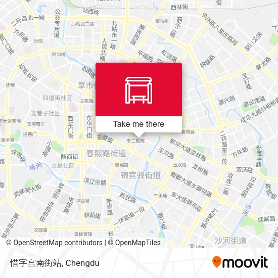 惜字宫南街站 map