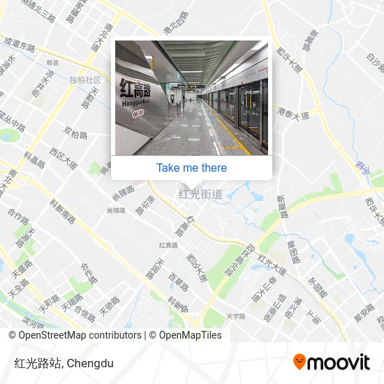 红光路站 map