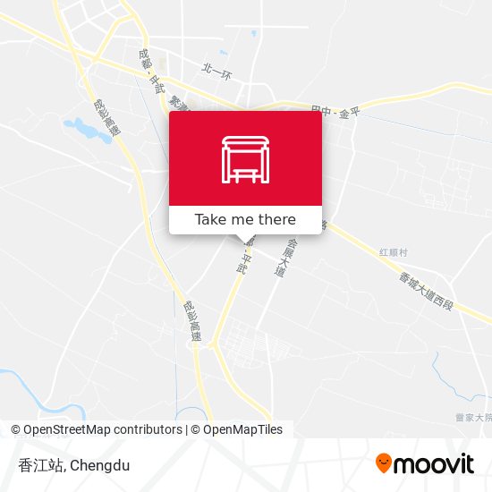香江站 map