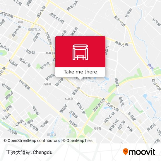正兴大道站 map