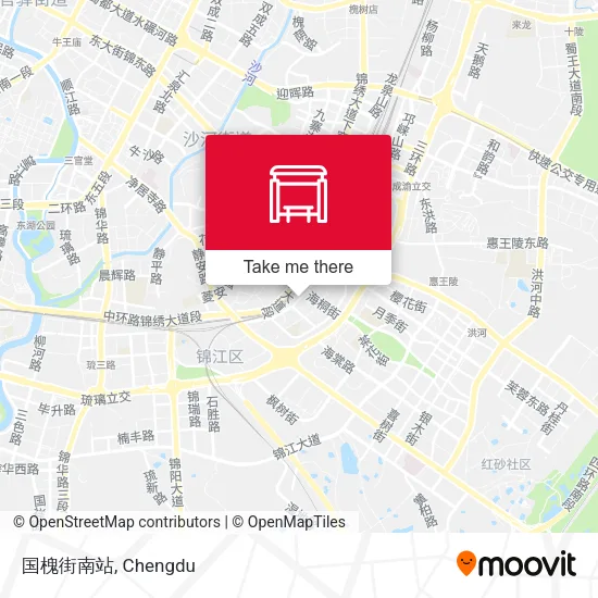 国槐街南站 map
