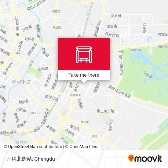 万科北街站 map