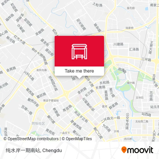 纯水岸一期南站 map