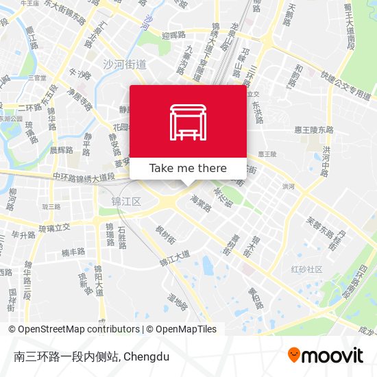 南三环路一段内侧站 map