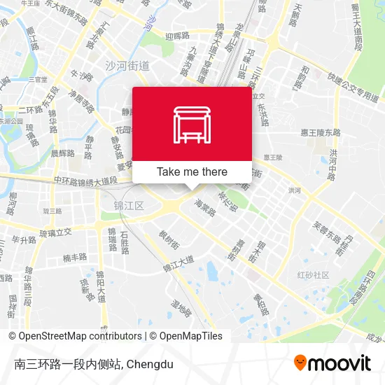 南三环路一段内侧站 map