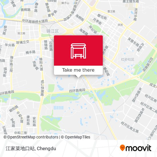 江家菜地口站 map