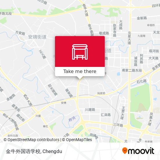 金牛外国语学校 map