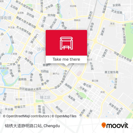 锦绣大道静明路口站 map