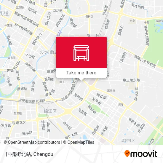 国槐街北站 map