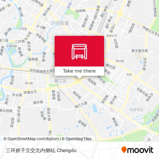 三环娇子立交北内侧站 map